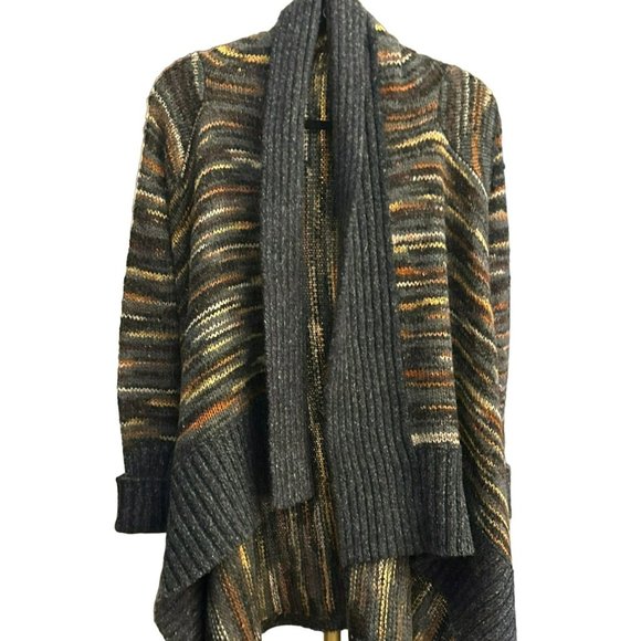 Line Women's Multicolored Oversized Winter Cardigan Size Large NWT Retail 275 - Picture 3 of 6